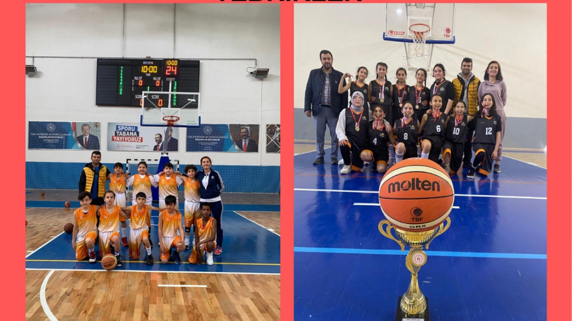 İmaret Ortaokulu  Takımları, Gösterdiği  Üstün Başarı ile Okul Sporları Turnuvalarında  Kupalara El Koydu.